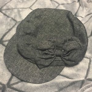 Grey sparkle hat